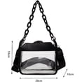 thumbnail image 6 of LinYooLi Clear Bag Stadium Approved Clear Crossbody Bag Concert Stadium Clear Purse Sports Events PVC Shoulder Bag, 6 of 6