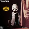 thumbnail image 4 of Mezco MDS Mega Scale Terrifier: Art the Clown 15-Inch Sinister, Spine-Chilling, Toothy Grin Head Sculpt 11 Points Articulation Doll with Sound, 4 of 7