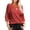 Watermelon Red womens tops, variant on pimelu Womens Tops Shirts for Women Breathable Comfy Loose Pullover Top Summer Trendy Solid Shirt Ladies V-Neck 3/4 Sleeve Blouses