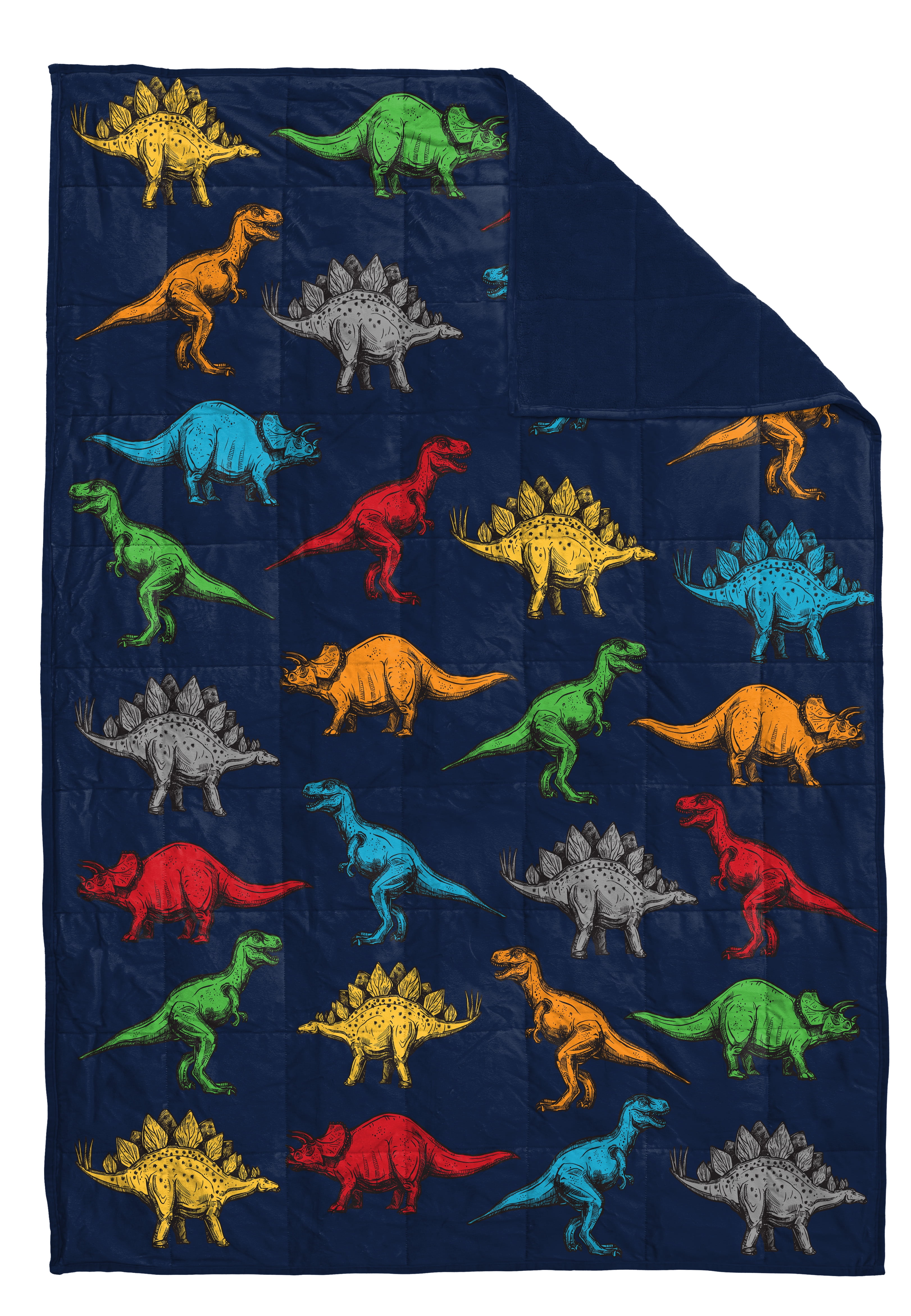 Trend Collector Dinosaur Weighted Blanket for Kids, 4.5 lbs