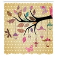 thumbnail image 3 of Ambesonne Floral Shower Curtain, Vintage Boho Tree, 69"Wx84"L, Multicolor, 3 of 5