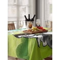 thumbnail image 6 of Japanese Aquatian Dogs Table Cloth, Waterproof Tablecloth for Rectangle Tables, Cute Cats Spring Green Trees Hills Reusable Washable Fabric Table Cover for Restaurant Kitchen Dining Tables 60"x102", 6 of 9