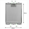 thumbnail image 6 of Silver Cooker Hood Filters Metal Mesh Extractor Vent Filter 305 x 267 x 9mm, 6 of 12