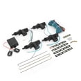thumbnail image 2 of Sistema de kit de bloqueo central de entrada sin llave remoto universal para puerta de coche con dispositivo antirrobo ligero Jadeshay  A, 2 of 8