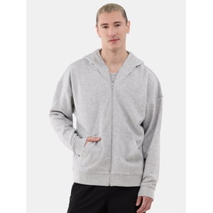 No Boundaries Men's Fleece Zip Hoodie