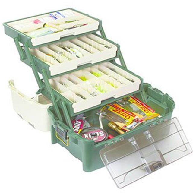 Hip Roof Tackle Box Outdoor Sports Fishing 7 Trays And Bottom Bulk Storage 