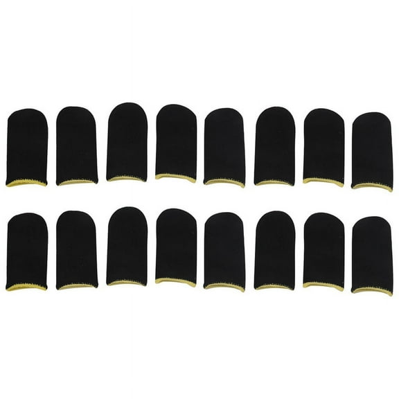 Game Finger Sleeve Thin Breathable Anti-Sweat Anti-Slip Finger Thumb Sleeve Gaming Finger Cots Gloves for Aim Keys