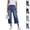 23## (Royal Blue), variant on Womens Pedal Pusher with Pockets Frayed Raw Hem Wide Leg Capri Jeans Trendy Mom High Waisted Denim Capris with Pockets(Navy,S)