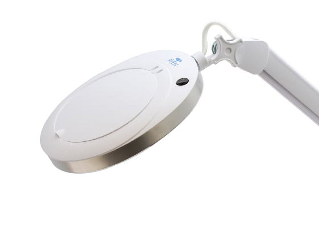 AVEN 26501-SIV Lighted Magnifier, Clamp Mount, Ivory
