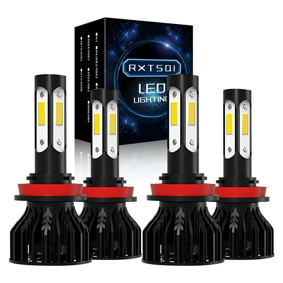 For Pontiac G6 2005 2006 2007 2008 2009 White LED Headlight High Low Beam Bulbs H11 H11,k9