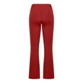 thumbnail image 6 of ZZwxWA Flare Leggings for Women Crossover High Waist Bell Bootcut Yoga Pants No Front Seam Exercise Elastic Yoga Leggings, 6 of 6