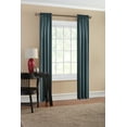 thumbnail image 4 of Mainstays Blackout Curtain Panels, Set of 2, Teal Blue, 30" W x 95" L, 4 of 8