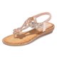 thumbnail image 2 of WILLBEST Sandalias Para Playa Mujer Bohemia Verano Mujer Bling Flor Sandalias Planas Playa Zapatos Casuales, 2 of 8