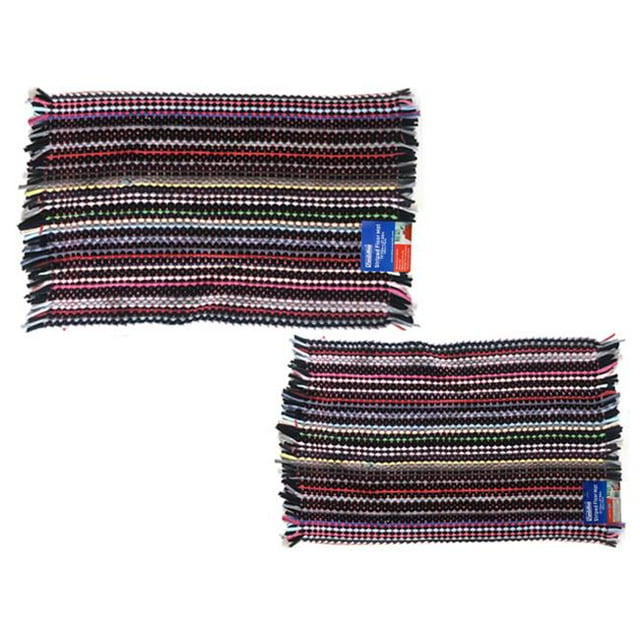 Familymaid 19607 Tapis de Sol Rayé 45 x 70 cm - Pack de 24