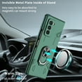 thumbnail image 5 of Galaxy Z Fold 2 Case with 360°Rotate Ring Holder, Allytech Premium Hard PC Scratch Resistant Anti-Drop Viewing Kickstand Folio Foldable Cover for Samsung Galaxy Z Fold 2 5G(2020), Darkgreen, 5 of 10