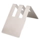 thumbnail image 2 of Soporte de papel de filtro de café en forma de V Soporte de papel de filtro de café en forma de V de acero inoxidable de doble capacidad con ranura doble Plata, 2 of 10