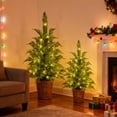 thumbnail image 3 of LmnLft Lit Green Artificial Christmas Tree, National Tree Company Unlit Dunhill Fir Full Artificial Christmas Tree,Encrypted Flame Retardant Christmas Tree Super Christmas Decoration Christmas, 3 of 6