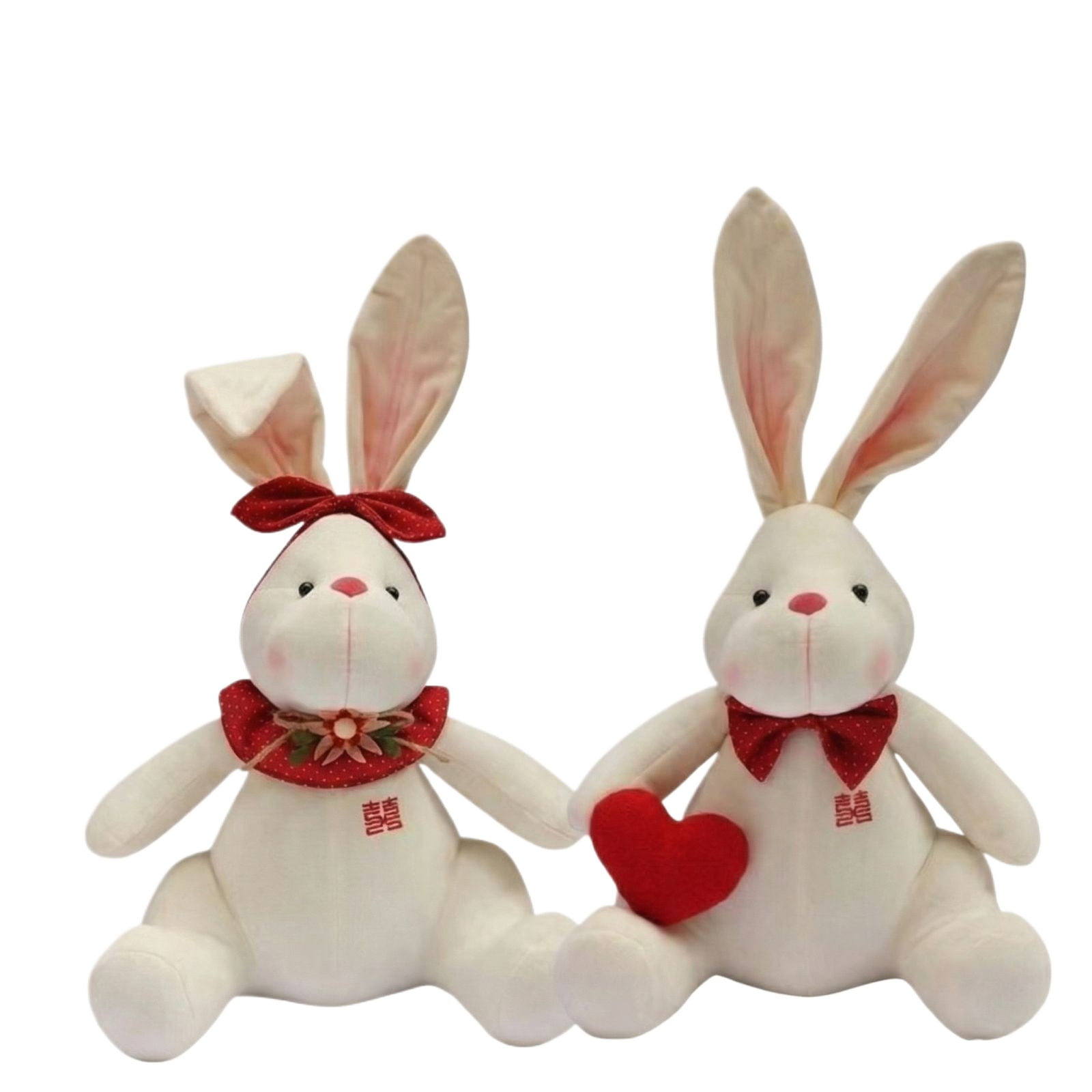 Festive Rabbit Plush Toy, Novelty Gift Doll, Soft Stuffed Animal for Celebration