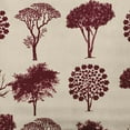thumbnail image 2 of Simply Daisy 16" x 16" Field of Trees Decorative Throw Pillow, Pomegranate, 2 of 4