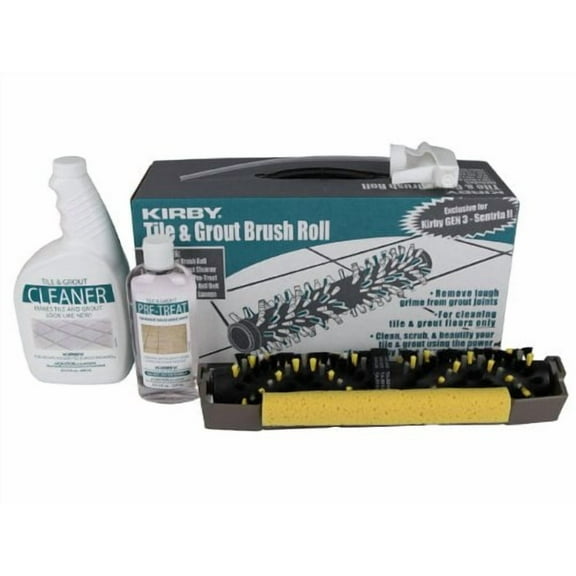 Kirby Tile and Grout Brush Roll Kit with Cleaning Solution. P/N: 237113