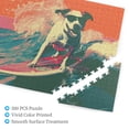 thumbnail image 3 of 500 PCS 500 piece Wooden puzzle for adults Surfing Dog,Challenging Brain Exercise,Stunning Artwork of Adults,Modern Style Surfing Dog Funny Wood Puzzle,Impossible Hard Difficult Challenging Puzzles, 3 of 6