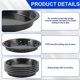 thumbnail image 5 of Set of 6 Pizza Plates, Round Pizza Plates, Diameter 20 Cm,Steel Pizza Pan, Non-Stick Coating, Non- & Easy to Clean, 5 of 5