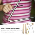 thumbnail image 4 of EeaseCA 1 Set of Funny Triangle Iron Instrument Kids Percussion Instrument for Performance, 4 of 8
