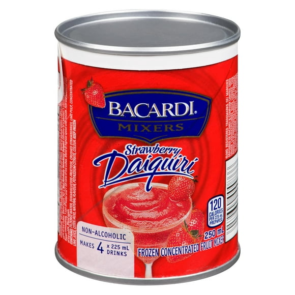 Bacardi Strawberry Daiquiri Mixers 250 mL can, 250mL