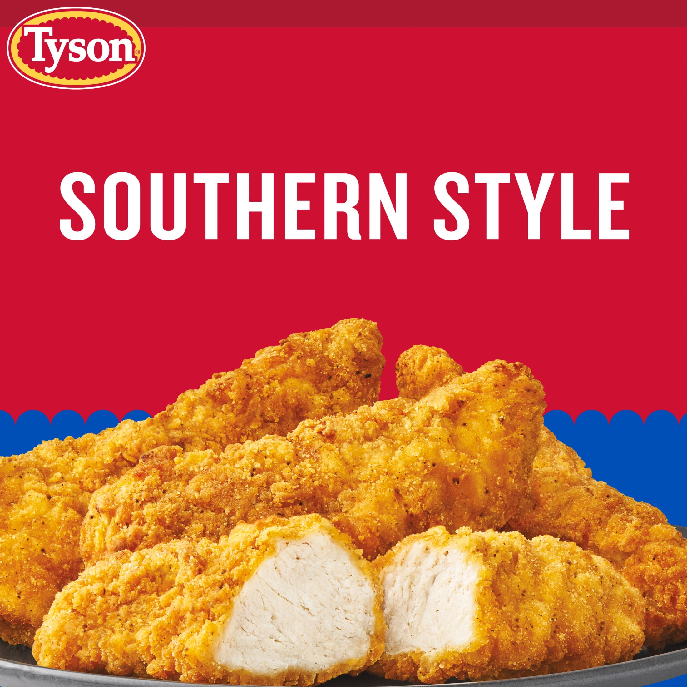 Tyson Southern Style Chicken Breast Tenderloins, 25 oz (Frozen, Fully Cooked)