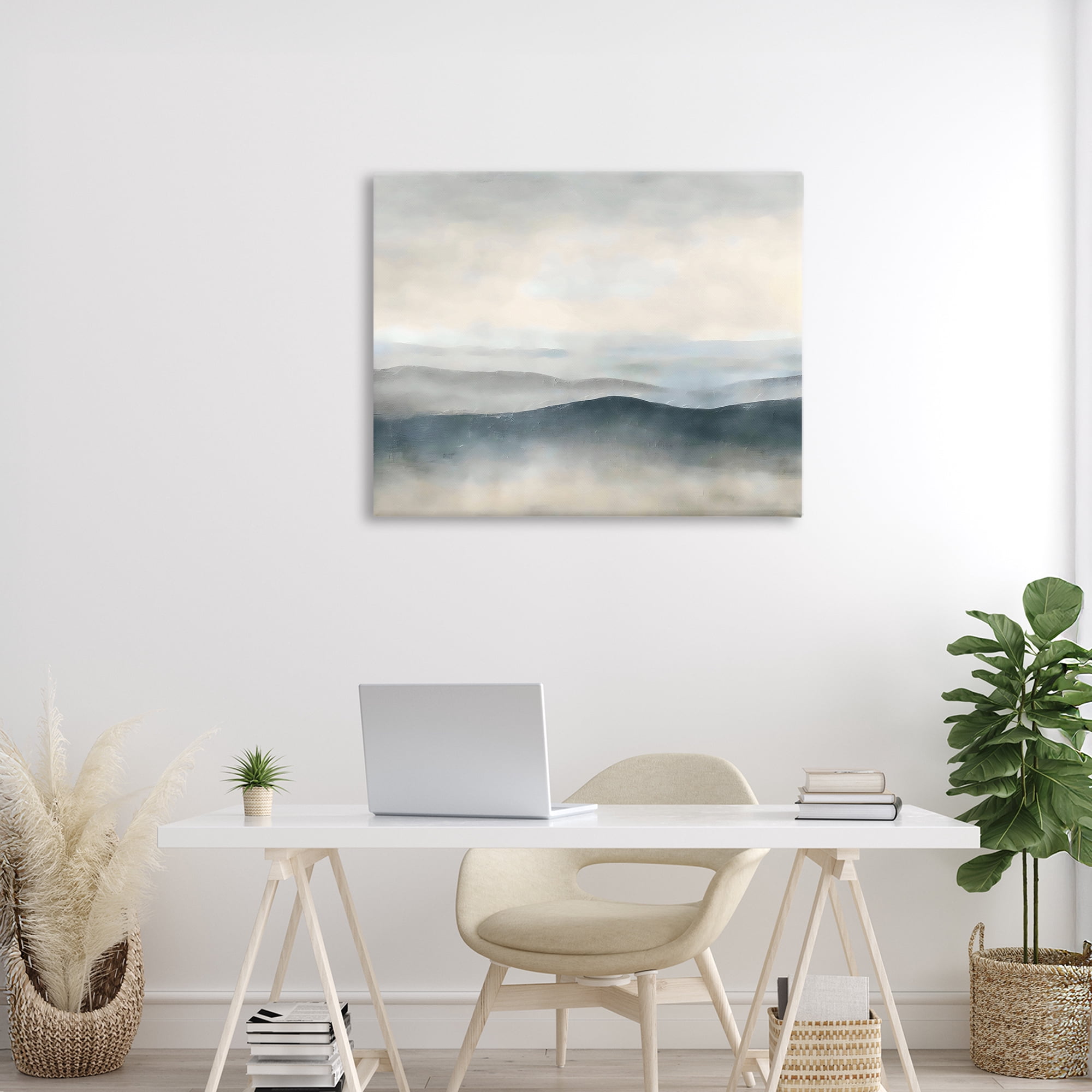 Stupell Industries Muted Horizon Serenity Canvas Wall Art, design by Riley B