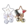 thumbnail image 5 of RENACLIPY Christmas Tree Ornaments Set, Bell and Star Shaped Plastic Decorations, 2 Pieces, 5.5x3.9x1.6 inches, 5 of 8