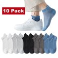 thumbnail image 1 of Unisex Ankle Socks Ultra Thin Breathable Dry Fit Low Cut Running for Men Women 5-10 Pack, 1 of 7