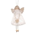 thumbnail image 1 of Adornos de juguete de niña ángel de Navidad, lindos muñecos para bebés, regalos para niños (blanco), 1 of 5