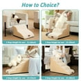 thumbnail image 5 of PetSafe Curved Dog Stairs – Foam Ramp for Small Pets, Non-Slip Ladder for Bed & Sofa with Waterproof Cover, 5 of 5