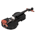 thumbnail image 3 of Tcbosik Violin for Beginners, 4/4 Acoustic Violin Fiddle with Case, Bow, Rosin, Turner, Strings and Shoulder Rest, Black, 3 of 11