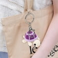 thumbnail image 7 of TTJ Charms for Purses Keychain Charms Women Gifts Cute Turtle Keychain Mini Turtle Woolen Hook Weaving Doll Creatives Doll Keychain Pendant for Backpack, Handbag and Purse Decoration, 7 of 7