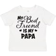 thumbnail image 3 of Inktastic My Best Friend is My Papa with Hearts Boys or Girls Toddler T-Shirt, 3 of 5