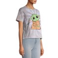 thumbnail image 4 of Baby Yoda Juniors' Washed Graphic T-Shirt, 4 of 6
