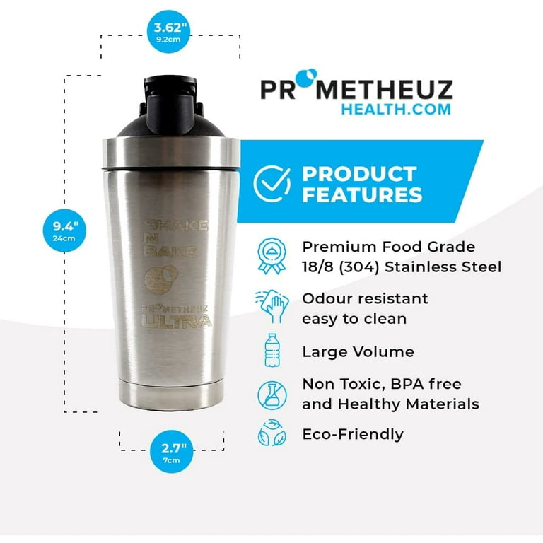 Helimix 2.0 Vortex Blender Shaker Bottle 20oz Capacity, No Blending Ball  or Whisk, USA Made, Portable Pre Workout Whey Protein Drink Shaker Cup, Mixes  Cocktails Smoothies Shakes