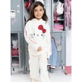 thumbnail image 4 of Wonder Nation Hello Kitty Baby and Toddler Girls Graphic Fleece Cargo Pants, Sizes 12M-3T, 4 of 8