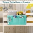 thumbnail image 2 of Bedside Caddy/Bedside Storage Bag Hanging Organizer for Bunk and Hospital Beds,Dorm Rooms Bed Rails Green, 2 of 5