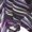 Purple Mixed Stripe, variant on Catherines Women's Plus Size Anywear Reversible Crisscross V-Neck Maxi Dress