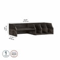 thumbnail image 5 of Bush Furniture Universal Desktop Organizer with Shelves in Dark Gray Hickory, 5 of 6
