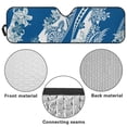 thumbnail image 6 of HUIACONG Blue Polynesia Windshield Sun Shade, Cute Shade Heat Shield，51.57 in *16.14 in, Compatible with JK JKU TJ 2 Door / 4 Door, 6 of 6