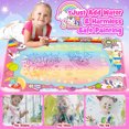 thumbnail image 5 of Superwinky Magic Writing Water Doodle Mat Toys for Toddlers, Gifts for 3 4 5 6 Years Old Girls, 31.5*23 Inches Writing Mat Toddler Toys Ages 3 4 5, Girls Learning Toys Birthday Gifts, 5 of 7