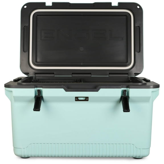 ENGEL 60 Qt UltraLite Cooler With Wire Basket and Divider - SeaFoam