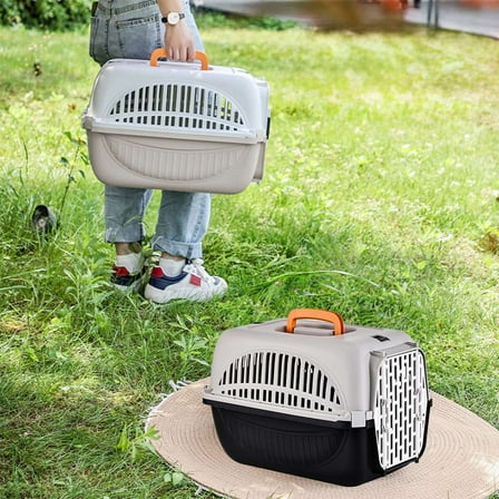 OEFNTAC Cats Airline Box Pet Checked Box Hand Carried Cats Bag Suitable For Pet To Use When Traveling By Car