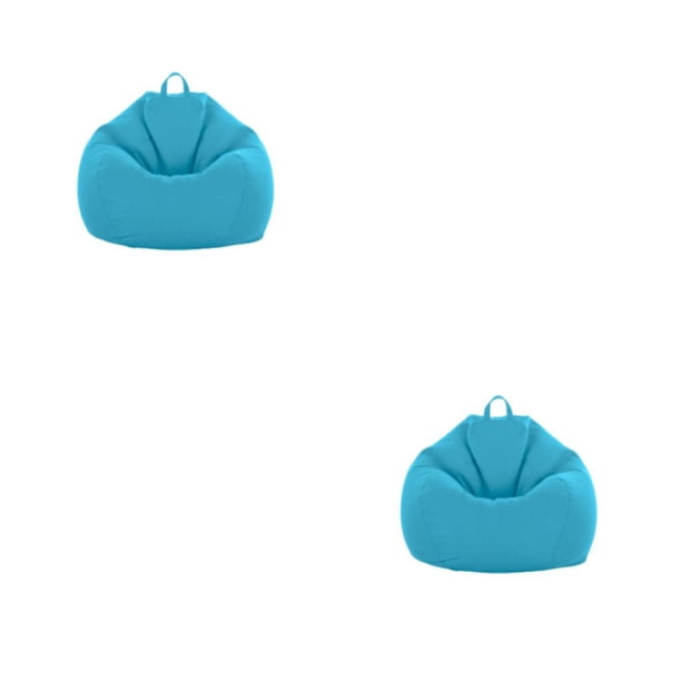 Cubierta de silla Yuarrent Puff sofá Lazy sofá Cielo azul 2Conjunto