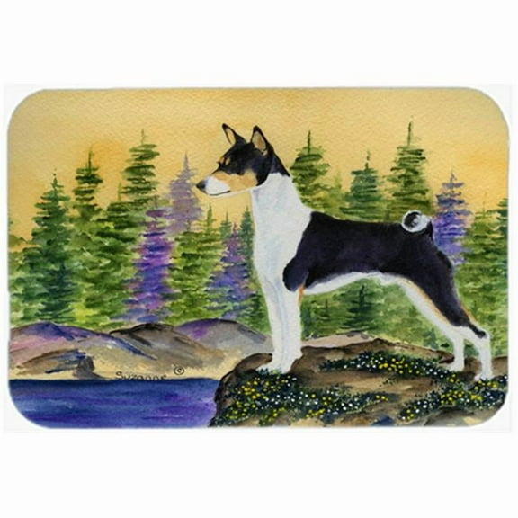 Carolines Treasures SS8201LCB Basenji Glass Cutting Board Large, 12H x 16W, multicolor