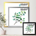 thumbnail image 4 of Designart 'Young Eucalyptus Branches and Leaves IV' Traditional Framed Art Print, 4 of 4
